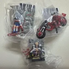 海洋堂　miniQ PART.3 アキラ（2025版）　金田とバイク　アキラ