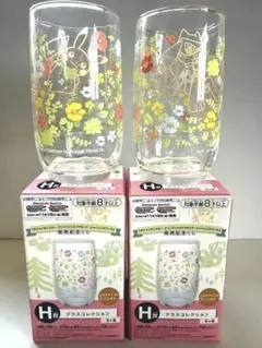 ポケモン 一番くじ キャラ集合グラスコレクション 2個セット ガラスコップ
