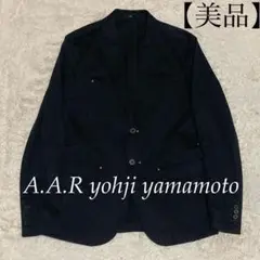 A.A.R ヨウジヤマモト【美品】 ブラック 黒 ストライプ ジャケット