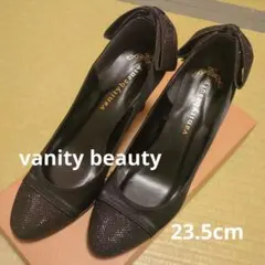 vanity beauty バックリボンコンビパンプス 23.5cm
