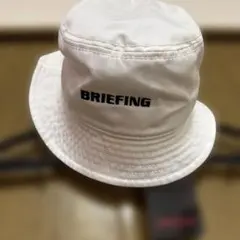 BRIEFING ゴルフ ハット ホワイト