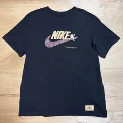 ナイキ コーヒー ロゴ Tシャツ ブラック XL スウォッシュ レア 古着