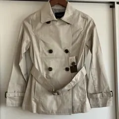 GLACIER ショート　トレンチ　コート ベージュ　ハニーズ　ショート丈