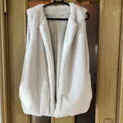 tiptop ファーベスト　オフホワイト　フリーサイズ