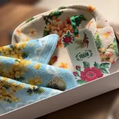 FEILER 花柄ポーチセット