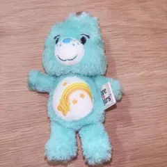 Care Bears 水色 ぬいぐるみ キーホルダー付き
