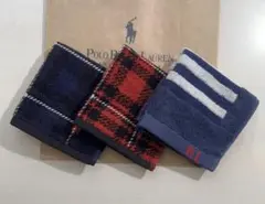 三点セット　POLO ラルフローレン　ハンドタオル　ハンカチ　ミニタオル