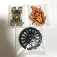 鬼滅の刃 日輪刀傘マーカーマスコット 鍔 3点セット