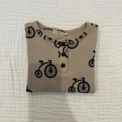 CARLIJNQ自転車プリント 長袖カットソー　86/92