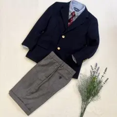 《Ralph Lauren》 ネイビージャケット スーツ120㎝ 4点セット