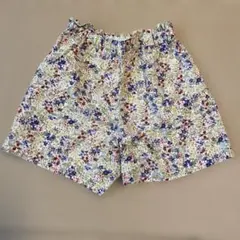 UNIQLO 花柄 ハーフパンツ 130サイズ