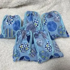 ハンドメイド　巾着5点セット③