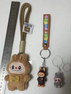 Labubu(ラブブ) ぬいぐるみ キーホルダー　　ラブブ 3体セット