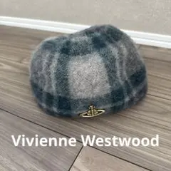※値下げ中※Vivienne Westwood ベレー帽 オーブ チェック柄