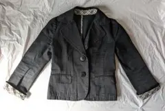 バーバリー / BURBERRY　ブルーレーベル　デニムジャケット　黒　38中古
