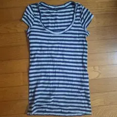Theory ボーダー 半袖 Tシャツ カットソーのサムネイル