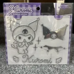 Kuromi エンブレムステッカー KT572 セイワ サンリオ クロミ