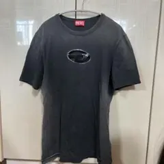 DIESEL ディーゼル ロゴプリント Tシャツ 黒のサムネイル