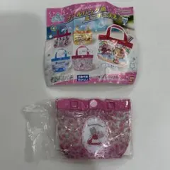 新品 マロンクリーム プールバッグ風ミニポーチ2 ガチャガチャ