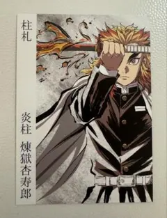 柱展　煉獄杏寿郎 新品 煉獄杏寿郎 柱展 キービジュアルB4ミラーアート 鬼滅の刃