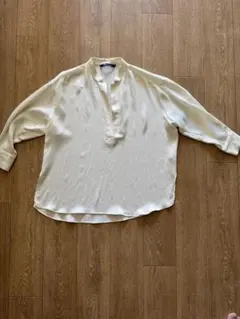 ZARA スキッパーシャツ ホワイト M