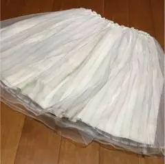 値下げ！ GALFIT チュールスカート白のサムネイル
