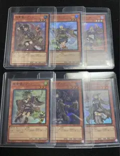 6種　霊使い DK01　スーパー　絵違い　決闘者　スターチップ　日版