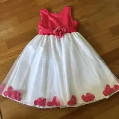 フラワーモチーフ付きドレス