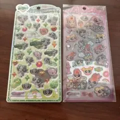 うるちゅるPOPシール ドロップジュエリーシール　パワパフ　2枚セット　正規品