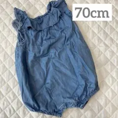 GAP デニムロンパース 70cm