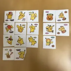 ピカチュウ シール 16枚セット ハロウィン