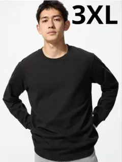 ソフトタッチクルーネックTシャツ/長袖 ユニクロ