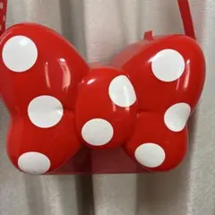 ディズニー ミニー ポップコーンバケット 赤 リボン型 ランド シー ケース