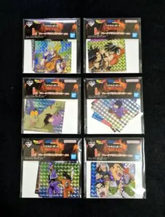 一番くじ ドラゴンボール I賞 フレークプリズムステッカー 6種