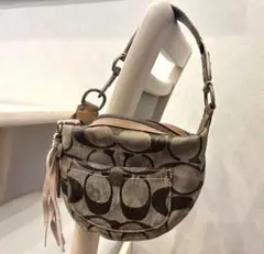Coach ロゴプリント ショルダーバッグ