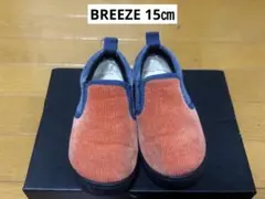 BREEZE スリッポン　15㎝　ベロア　ブリーズ