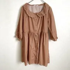 NICE CLAUP ワンピース　チュニック　水玉模様