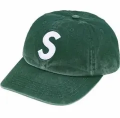 Supreme Pigment Coated S Logo 6-Panel 緑