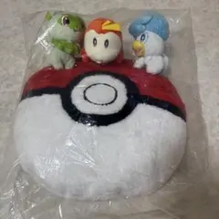 モンスターボールクッション ポケモン　ニャオハ　一番くじa賞 ぬいぐるみ