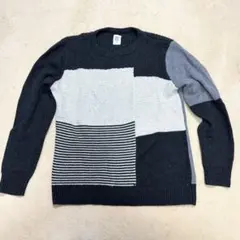グラニフ　graniph ニット　セーター　切り替え　古着