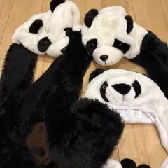 パンダ被り物3点セットのサムネイル