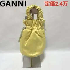 【正規品保証】新品 GANNI ガニー ハンドバッグ ショルダー イエローのサムネイル