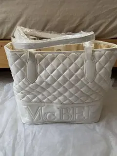 【未使用品・経年劣化箇所あり】CECIL McBEE ホワイト トートバッグ