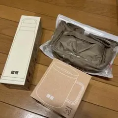 ユニクロ　ノベルティ　非売品　バッグ　水筒　マグ　3点セット