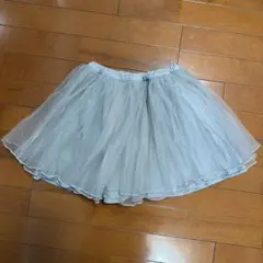 ペアマノン 120 チュール スカート グレー インナーパンツ付き