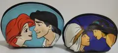 【美品】リトルマーメイド&アラジンのポーチ2点セット♡