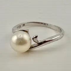 TASAKI タサキ アコヤ真珠 リング シルバー S刻印 12号