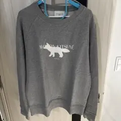 MAISON KITSUNÉ フォックスプリント スウェット グレー Sのサムネイル