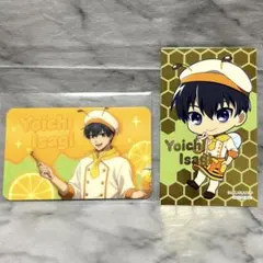 潔世一 ブルーロック 特典箔押しカード ビジュアル硬質カード コラボカフェ本舗
