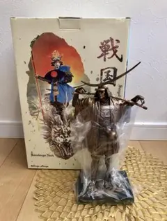 【絶版・希少】上杉謙信　フィギュア こうげつ 戦国絵巻 正子公也 ブロンズ調 絶版・希少】上杉謙信 フィギュア こうげつ 戦国絵巻 正子公也